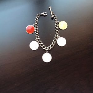 Sterling silver Astrological zodiac charm bracelet🌺